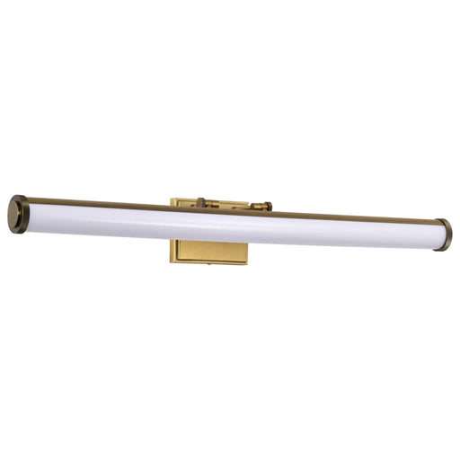 Vanity Nuvo 62-2377 Cora - 36 Inch LED Vanity - 3 CCT Selectable - Vintage Brass Finish - Acrylic Lens Nuvo