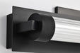 Vanity Nuvo 62-2380 Larissa - 14 Inch LED Vanity - 3000K CCT - Black Finish - Opaque Glass Nuvo