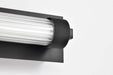 Vanity Nuvo 62-2380 Larissa - 14 Inch LED Vanity - 3000K CCT - Black Finish - Opaque Glass Nuvo