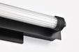 Vanity Nuvo 62-2380 Larissa - 14 Inch LED Vanity - 3000K CCT - Black Finish - Opaque Glass Nuvo