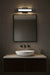 Vanity Nuvo 62-2380 Larissa - 14 Inch LED Vanity - 3000K CCT - Black Finish - Opaque Glass Nuvo