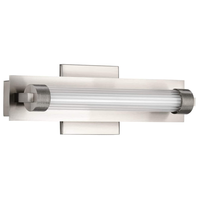 Vanity Nuvo 62-2381 Larissa - 14 Inch LED Vanity - 3000K CCT - Brushed Nickel Finish - Opaque Glass Nuvo