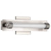 Vanity Nuvo 62-2381 Larissa - 14 Inch LED Vanity - 3000K CCT - Brushed Nickel Finish - Opaque Glass Nuvo