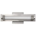 Vanity Nuvo 62-2381 Larissa - 14 Inch LED Vanity - 3000K CCT - Brushed Nickel Finish - Opaque Glass Nuvo
