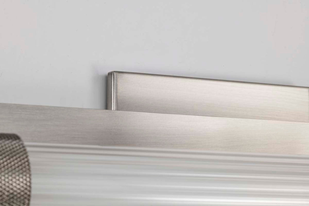 Vanity Nuvo 62-2381 Larissa - 14 Inch LED Vanity - 3000K CCT - Brushed Nickel Finish - Opaque Glass Nuvo
