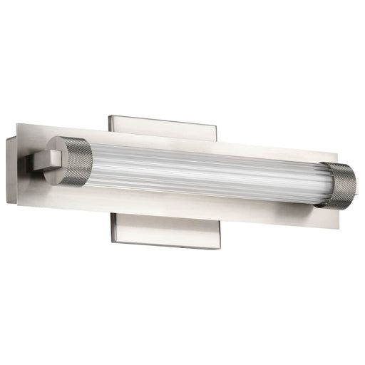 Vanity Nuvo 62-2381 Larissa - 14 Inch LED Vanity - 3000K CCT - Brushed Nickel Finish - Opaque Glass Nuvo