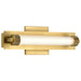 Vanity Nuvo 62-2382 Larissa - 14 Inch LED Vanity - 3000K CCT - Vintage Brass Finish - Opaque Glass Nuvo