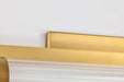 Vanity Nuvo 62-2382 Larissa - 14 Inch LED Vanity - 3000K CCT - Vintage Brass Finish - Opaque Glass Nuvo