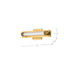 Vanity Nuvo 62-2382 Larissa - 14 Inch LED Vanity - 3000K CCT - Vintage Brass Finish - Opaque Glass Nuvo