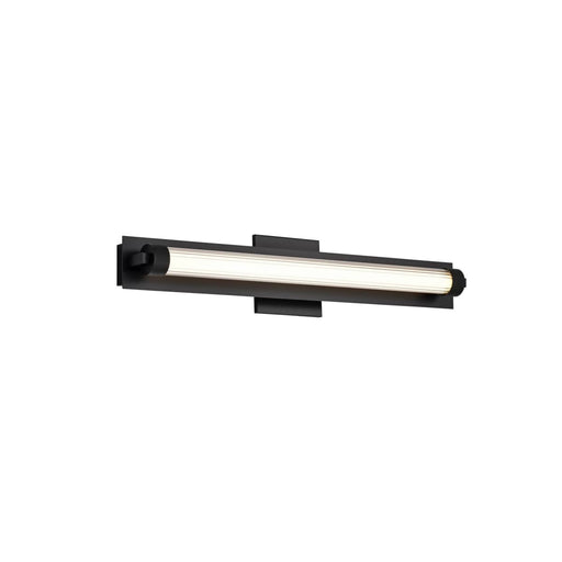 Vanity Nuvo 62-2385 Larissa - 24 Inch LED Vanity - 3000K CCT - Black Finish - Opaque Glass Nuvo