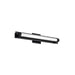 Vanity Nuvo 62-2385 Larissa - 24 Inch LED Vanity - 3000K CCT - Black Finish - Opaque Glass Nuvo