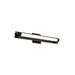 Vanity Nuvo 62-2385 Larissa - 24 Inch LED Vanity - 3000K CCT - Black Finish - Opaque Glass Nuvo