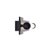 Vanity Nuvo 62-2385 Larissa - 24 Inch LED Vanity - 3000K CCT - Black Finish - Opaque Glass Nuvo