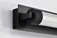 Vanity Nuvo 62-2385 Larissa - 24 Inch LED Vanity - 3000K CCT - Black Finish - Opaque Glass Nuvo