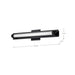 Vanity Nuvo 62-2385 Larissa - 24 Inch LED Vanity - 3000K CCT - Black Finish - Opaque Glass Nuvo