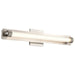 Vanity Nuvo 62-2386 Larissa - 24 Inch LED Vanity - 3000K CCT - Brushed Nickel Finish - Opaque Glass Nuvo