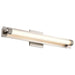 Vanity Nuvo 62-2386 Larissa - 24 Inch LED Vanity - 3000K CCT - Brushed Nickel Finish - Opaque Glass Nuvo