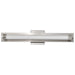 Vanity Nuvo 62-2386 Larissa - 24 Inch LED Vanity - 3000K CCT - Brushed Nickel Finish - Opaque Glass Nuvo
