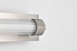Vanity Nuvo 62-2386 Larissa - 24 Inch LED Vanity - 3000K CCT - Brushed Nickel Finish - Opaque Glass Nuvo
