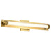 Vanity Nuvo 62-2387 Larissa - 24 Inch LED Vanity - 3000K CCT - Vintage Brass Finish - Opaque Glass Nuvo