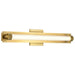 Vanity Nuvo 62-2387 Larissa - 24 Inch LED Vanity - 3000K CCT - Vintage Brass Finish - Opaque Glass Nuvo
