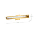 Vanity Nuvo 62-2387 Larissa - 24 Inch LED Vanity - 3000K CCT - Vintage Brass Finish - Opaque Glass Nuvo
