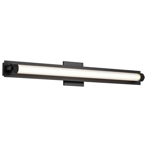 Vanity Nuvo 62-2390 Larissa - 32 Inch LED Vanity - 3000K CCT - Black Finish - Opaque Glass Nuvo