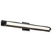 Vanity Nuvo 62-2390 Larissa - 32 Inch LED Vanity - 3000K CCT - Black Finish - Opaque Glass Nuvo