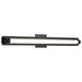 Vanity Nuvo 62-2390 Larissa - 32 Inch LED Vanity - 3000K CCT - Black Finish - Opaque Glass Nuvo