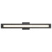 Vanity Nuvo 62-2390 Larissa - 32 Inch LED Vanity - 3000K CCT - Black Finish - Opaque Glass Nuvo