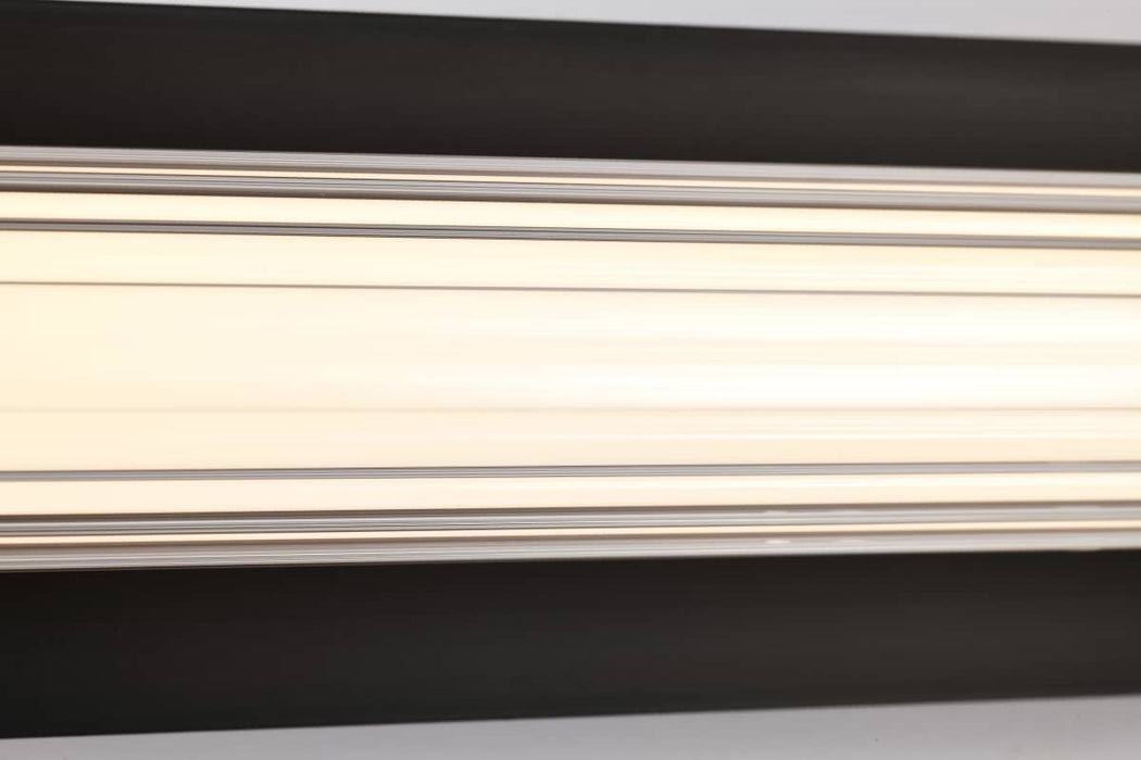 Vanity Nuvo 62-2390 Larissa - 32 Inch LED Vanity - 3000K CCT - Black Finish - Opaque Glass Nuvo