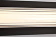 Vanity Nuvo 62-2390 Larissa - 32 Inch LED Vanity - 3000K CCT - Black Finish - Opaque Glass Nuvo