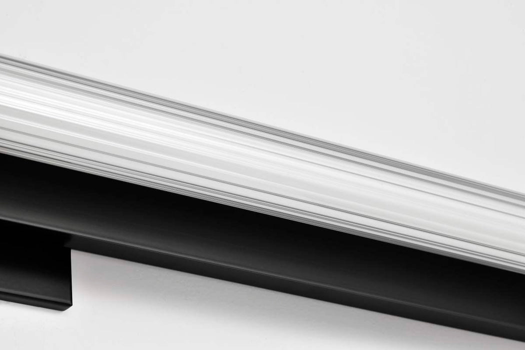 Vanity Nuvo 62-2390 Larissa - 32 Inch LED Vanity - 3000K CCT - Black Finish - Opaque Glass Nuvo
