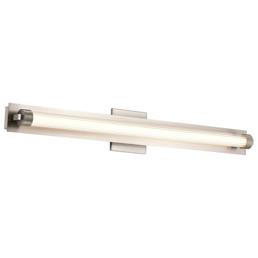 Vanity Nuvo 62-2391 Larissa - 32 Inch LED Vanity - 3000K CCT - Brushed Nickel Finish - Opaque Glass Nuvo