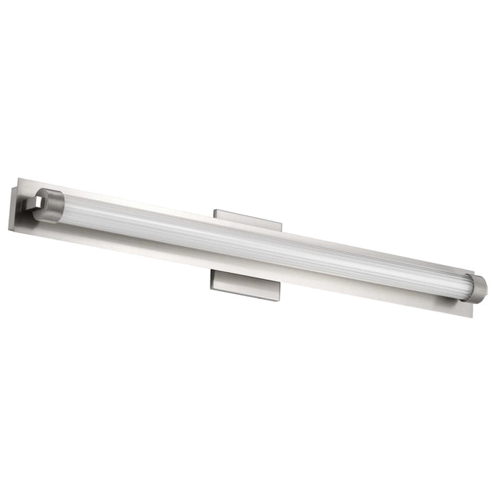 Vanity Nuvo 62-2391 Larissa - 32 Inch LED Vanity - 3000K CCT - Brushed Nickel Finish - Opaque Glass Nuvo