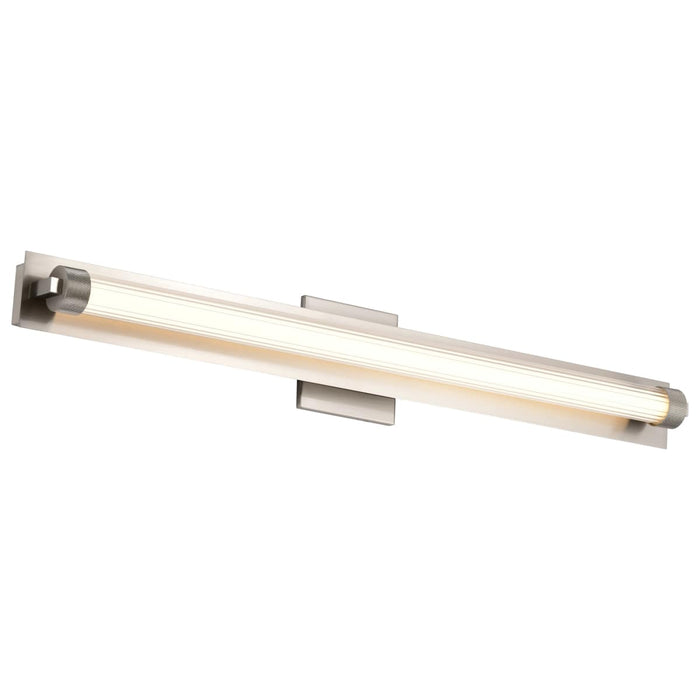 Vanity Nuvo 62-2391 Larissa - 32 Inch LED Vanity - 3000K CCT - Brushed Nickel Finish - Opaque Glass Nuvo