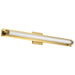 Vanity Nuvo 62-2392 Larissa - 32 Inch LED Vanity - 3000K CCT - Vintage Brass Finish - Opaque Glass Nuvo