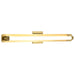 Vanity Nuvo 62-2392 Larissa - 32 Inch LED Vanity - 3000K CCT - Vintage Brass Finish - Opaque Glass Nuvo