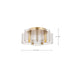 Flush Mount Nuvo 62-2401 Kenzo - LED 5 Light Flush Mount - Vintage Brass Finish - Light Guide Panel Nuvo