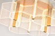 Flush Mount Nuvo 62-2402 Kenzo - LED 6 Light Flush Mount - Vintage Brass Finish - Light Guide Panel Nuvo