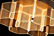 Flush Mount Nuvo 62-2402 Kenzo - LED 6 Light Flush Mount - Vintage Brass Finish - Light Guide Panel Nuvo