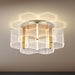 Flush Mount Nuvo 62-2402 Kenzo - LED 6 Light Flush Mount - Vintage Brass Finish - Light Guide Panel Nuvo