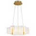 Chandelier Nuvo 62-2403 Kenzo - LED 6 Light Chandelier - Polished Anodized Bronze Finish - Light Guide Panel Nuvo