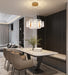 Chandelier Nuvo 62-2403 Kenzo - LED 6 Light Chandelier - Polished Anodized Bronze Finish - Light Guide Panel Nuvo