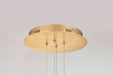 Chandelier Nuvo 62-2404 Kenzo - LED 12 Light Chandelier - Polished Anodized Bronze Finish - Light Guide Panel Nuvo