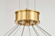 Chandelier Nuvo 62-2404 Kenzo - LED 12 Light Chandelier - Polished Anodized Bronze Finish - Light Guide Panel Nuvo