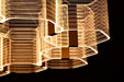 Chandelier Nuvo 62-2404 Kenzo - LED 12 Light Chandelier - Polished Anodized Bronze Finish - Light Guide Panel Nuvo