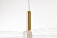 Mini Pendant Nuvo 62-2406 Kenzo - LED 2 Light Mini Pendant - Polished Anodized Bronze Finish - Light Guide Panel Nuvo