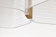 Mini Pendant Nuvo 62-2406 Kenzo - LED 2 Light Mini Pendant - Polished Anodized Bronze Finish - Light Guide Panel Nuvo