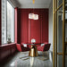 Mini Pendant Nuvo 62-2406 Kenzo - LED 2 Light Mini Pendant - Polished Anodized Bronze Finish - Light Guide Panel Nuvo